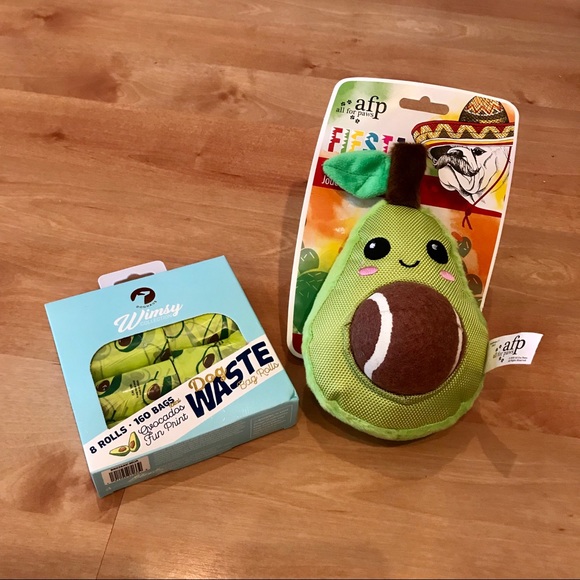 avocado dog toy